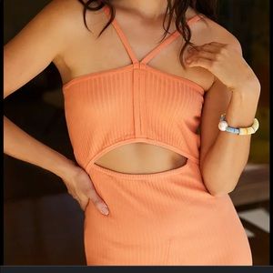 Current Air cutout midi dress from Anthropologie